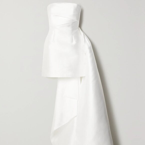 Solace London Dresses & Skirts - NWT Solace London Meyer Strapless Asymmetric Faille Mini Dress